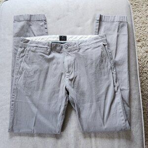 J. Crew 484 Slim Stretch Chinos, 32 x 32, Gray